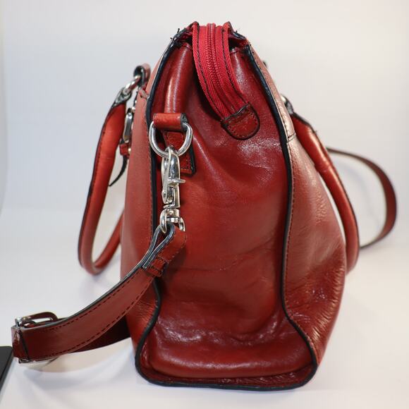 Wilsons Leather Red Shoulder/Briefcase Bag - Read description - Picture 3 of 12